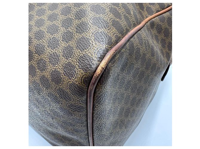 Céline Borsa da viaggio Boston Duffel Triomphe di Celine Macadam Marrone - vista 14