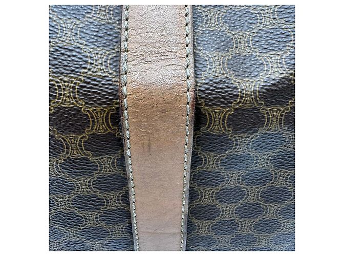 Céline Borsa da viaggio Boston Duffel Triomphe di Celine Macadam Marrone - vista 6