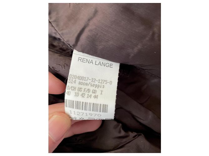 Rena Lange wool silk and angora jacket hazelnut Brown Light brown - view 7