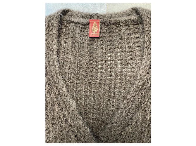 Dondup Cardigan Braun Mohair - Ansicht 2
