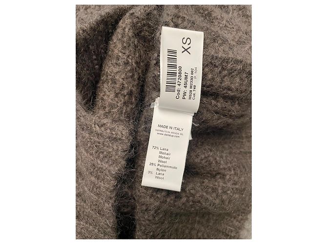 Dondup Cardigan Braun Mohair - Ansicht 3