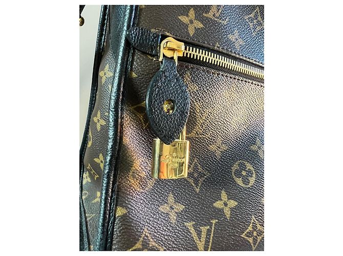 Louis Vuitton Popincourt MM in Pelle di Struzzo Marrone Chiaro - vista 3