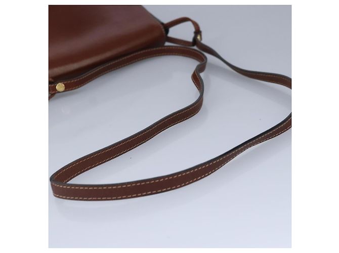 BALLY Borsa a Spalla in Pelle Nera e Marrone Auth ti2367 Nero - vista 7
