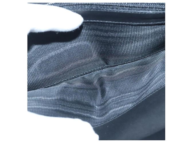 Portafoglio in pelle nera Salvatore Ferragamo Auth bs20080 Nero - vista 17
