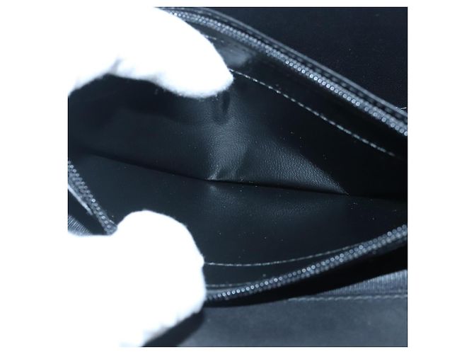 Portafoglio in pelle nera Salvatore Ferragamo Auth bs20080 Nero - vista 18