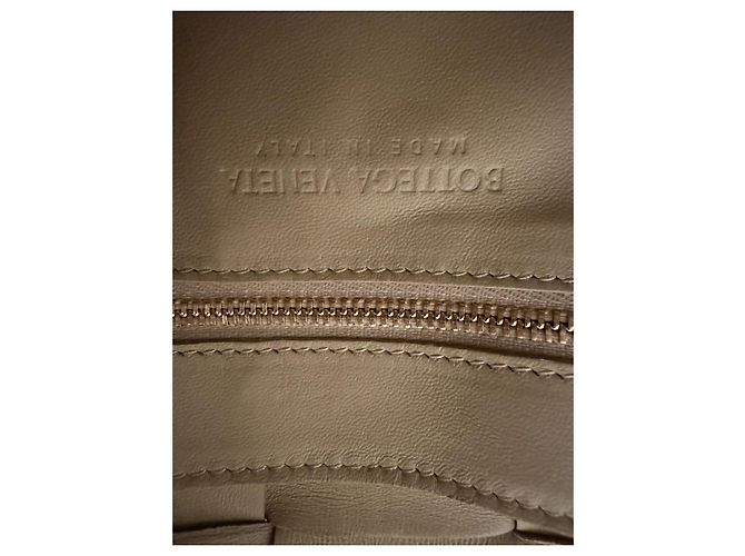 Borsa Bottega Veneta Cassette in pelle beige - vista 13