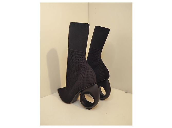 Botas Burberry Kimberly de tela negras 40 Negro - vista 3