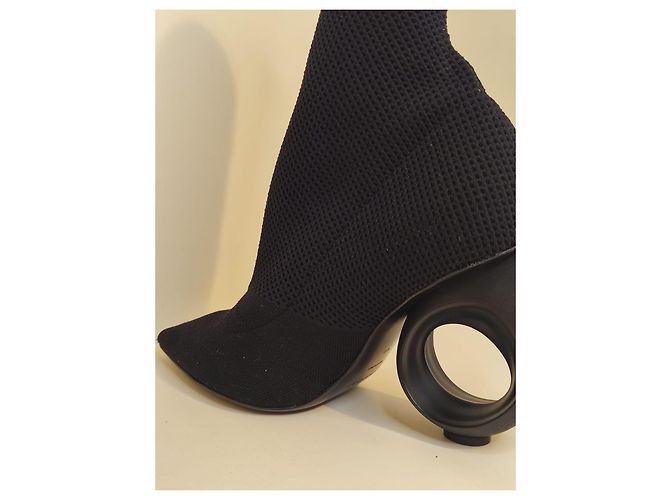 Botas Burberry Kimberly de tela negras 40 Negro - vista 4