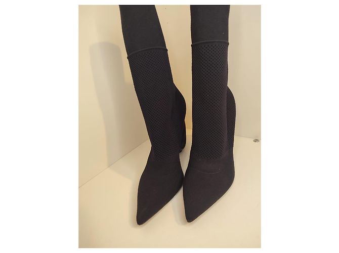 Botas Burberry Kimberly de tela negras 40 Negro - vista 9