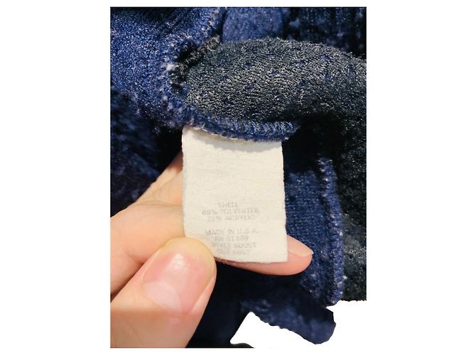 Supreme 1998 Vintage Patagonia Navy Sherpa Fleece Logo Marineblau - Ansicht 4