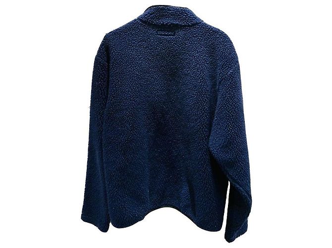 Supreme 1998 Vintage Patagonia Navy Sherpa Fleece Logo Marineblau - Ansicht 5