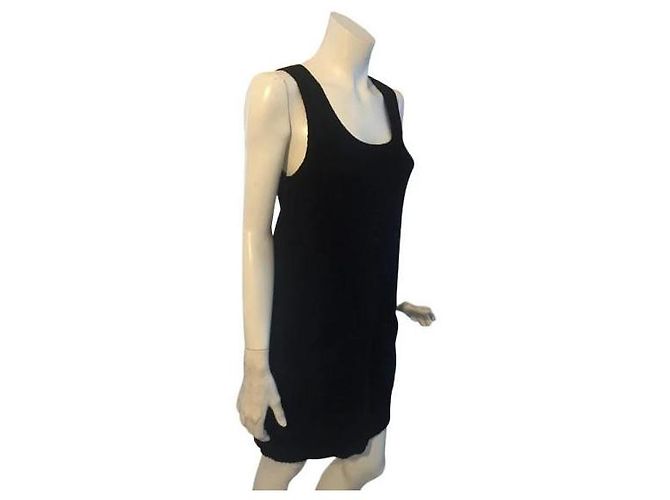 See by Chloé Kleid aus Wolle Schwarz - Ansicht 2