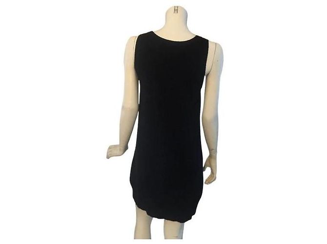 See by Chloé Kleid aus Wolle Schwarz - Ansicht 3