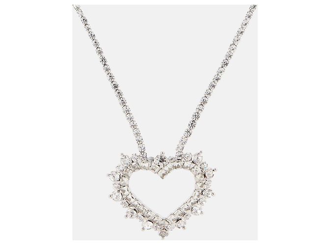 Collana a cuore in cristallo Alessandra Rich - vista 4