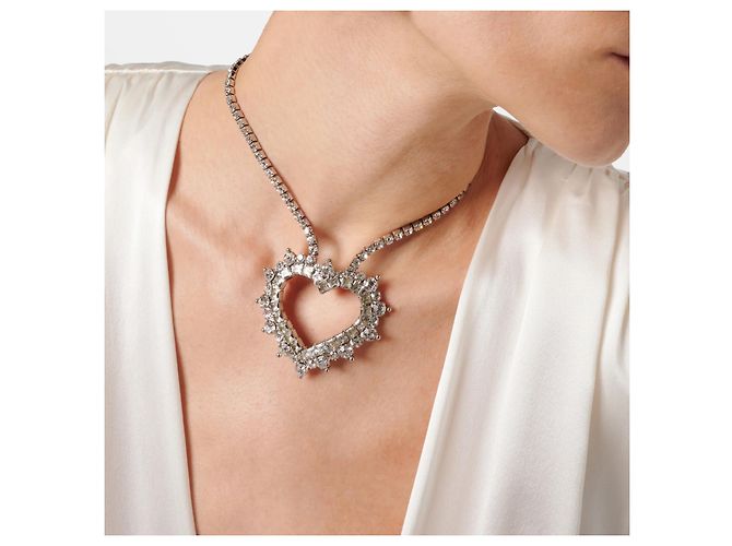 Collana a cuore in cristallo Alessandra Rich - vista 7