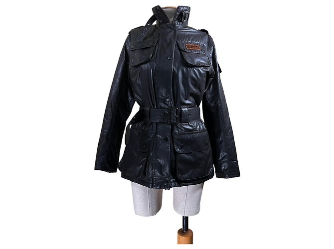Chaqueta Barbour Marrón Algodón Castaño - vista 3