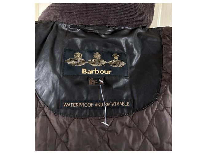 Chaqueta Barbour Marrón Algodón Castaño - vista 7