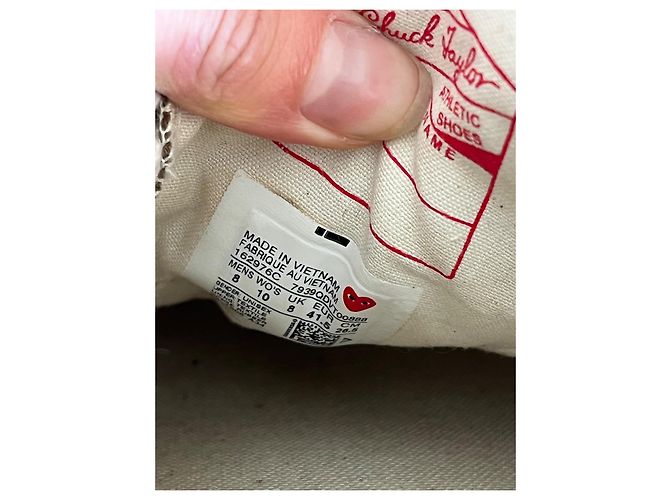Comme Des Garcons Converse X Comme des garçons Play Kaki - vista 6