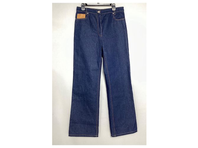 Jeans de pierna recta en denim azul de Paco Rabanne - vista 5
