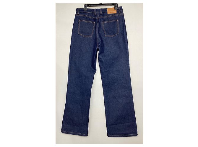 Jeans de pierna recta en denim azul de Paco Rabanne - vista 6
