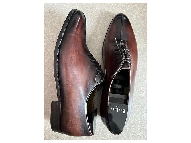 Berluti Richelieu Venezia Scarpe Stringate Marroni Marrone - vista 6