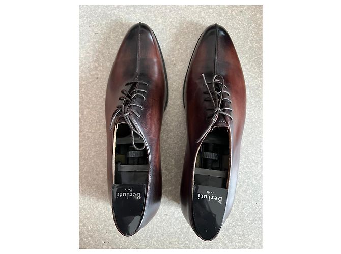 Berluti Richelieu Venezia Scarpe Stringate Marroni Marrone - vista 8