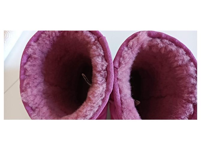 Autre Marque Botines UGG Classic Short de ante rosa fucsia - vista 2