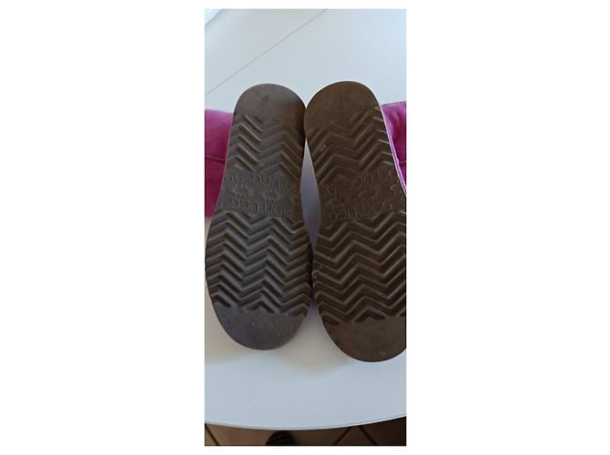 Autre Marque Botines UGG Classic Short de ante rosa fucsia - vista 6