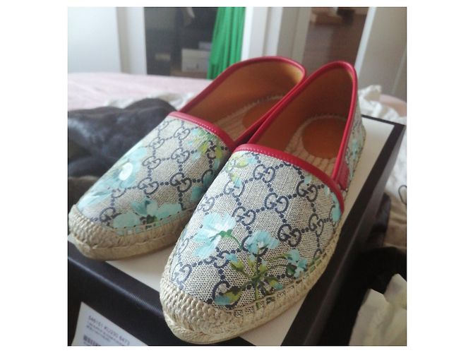 Espadrillas Gucci GG Hortensia Multicolore in Tela - vista 2