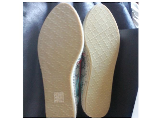 Espadrillas Gucci GG Hortensia Multicolore in Tela - vista 3