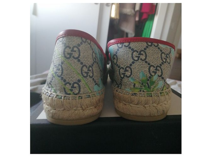Espadrillas Gucci GG Hortensia Multicolore in Tela - vista 6