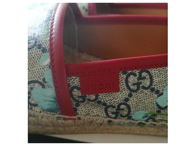 Espadrillas Gucci GG Hortensia Multicolore in Tela - vista 7