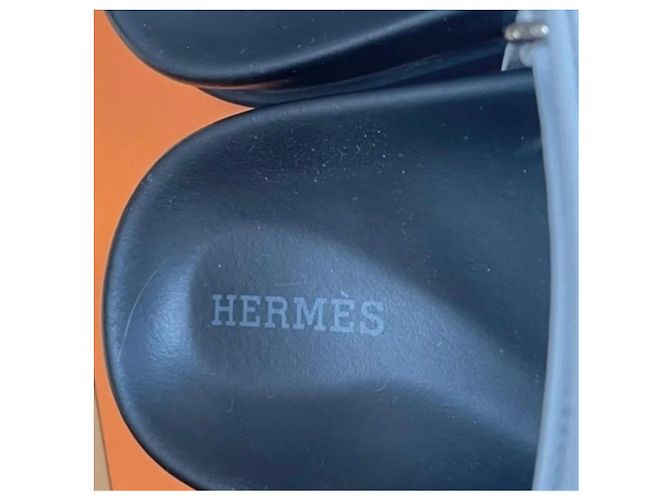 Hermès Pantoletten Weiß - Ansicht 4