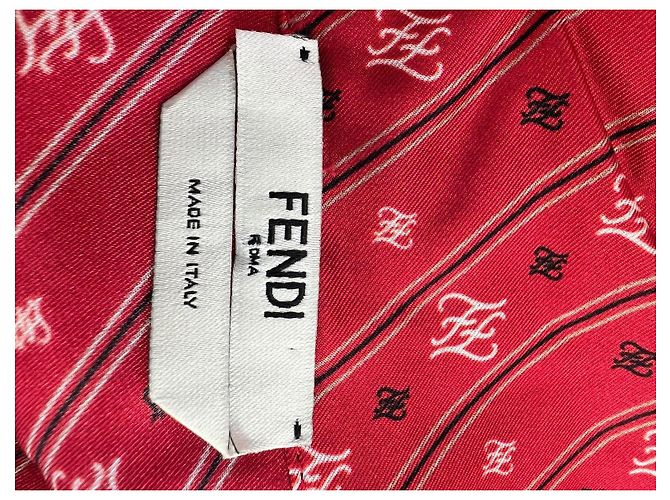 Fendi Seiden-Twill-Hemd Mehrfarben - Ansicht 8