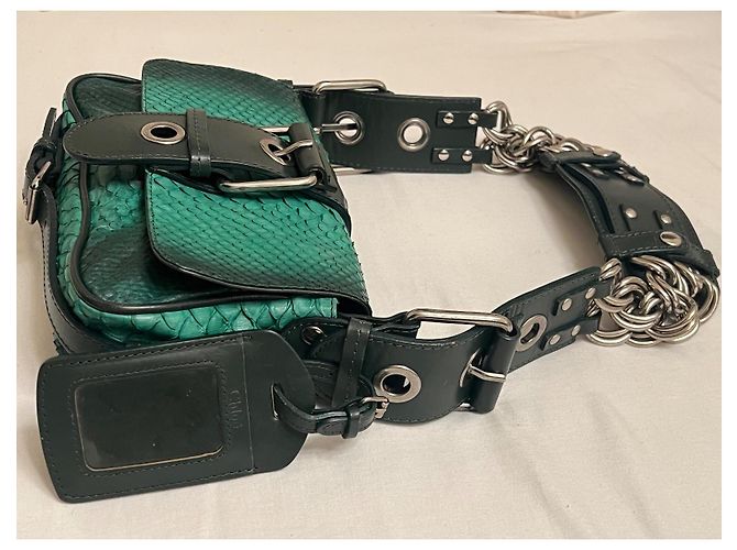 Chloé Sac Mini Chaîne Python Édition Limitée par Phoebe Philo - vue 8