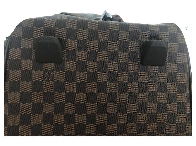 Louis Vuitton EOLE 60 Damier Borsa da viaggio marrone pelle - vista 11