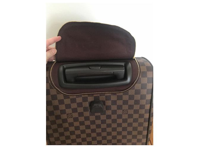 Louis Vuitton EOLE 60 Damier Borsa da viaggio marrone pelle - vista 14