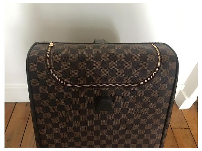 Louis Vuitton EOLE 60 Damier Borsa da viaggio marrone pelle - vista 16