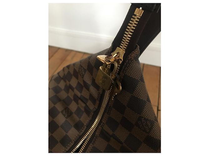 Louis Vuitton EOLE 60 Damier Borsa da viaggio marrone pelle - vista 2