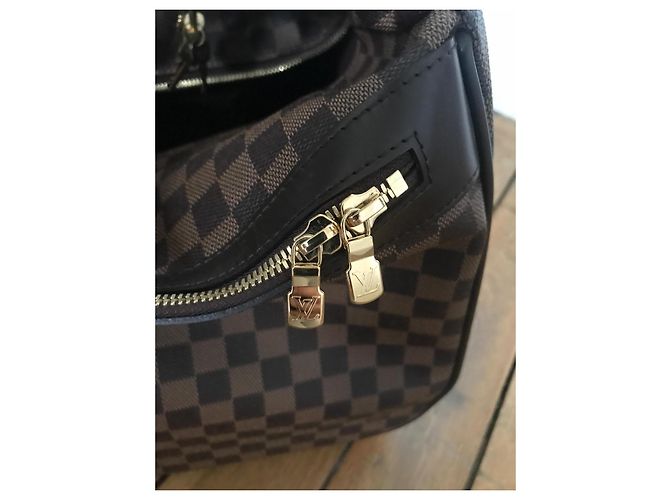 Louis Vuitton EOLE 60 Damier Borsa da viaggio marrone pelle - vista 3