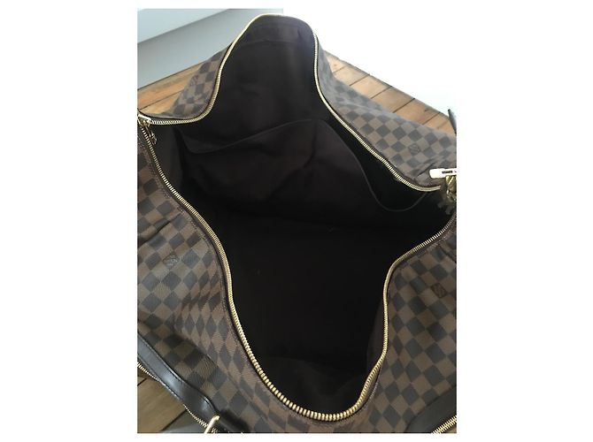 Louis Vuitton EOLE 60 Damier Borsa da viaggio marrone pelle - vista 4