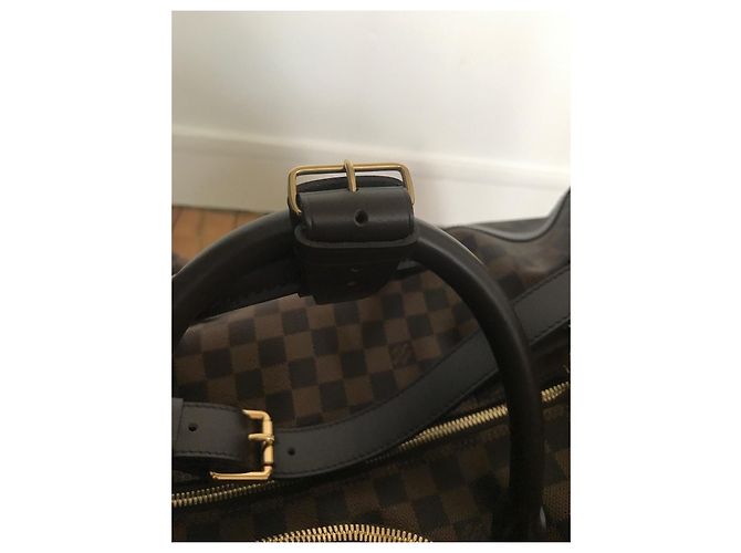 Louis Vuitton EOLE 60 Damier Borsa da viaggio marrone pelle - vista 6