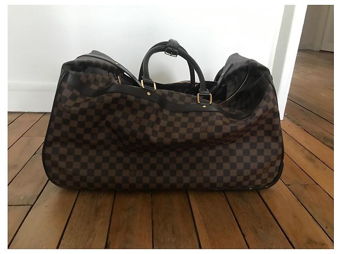 Louis Vuitton EOLE 60 Damier Borsa da viaggio marrone pelle - vista 8