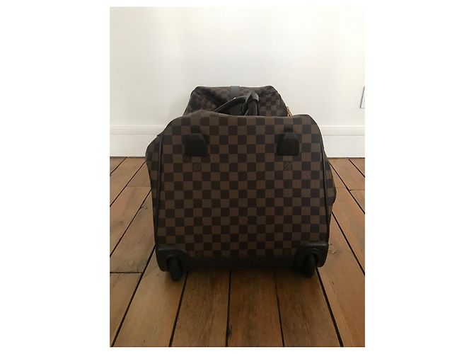 Louis Vuitton EOLE 60 Damier Borsa da viaggio marrone pelle - vista 9