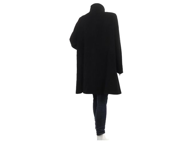 Autre Marque Casaco preto Cinzia Rocca em mistura de cashmere e lã - vista 5