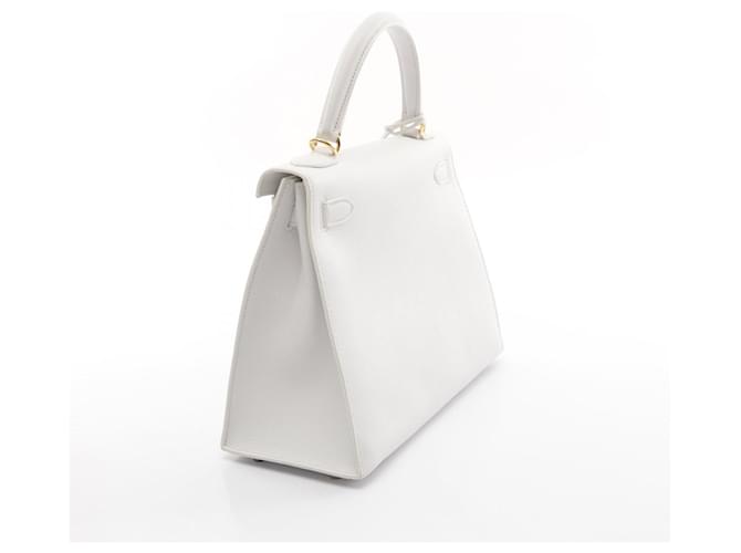 Hermès Sac à main Hermes Kelly 28 Blanc - vue 2