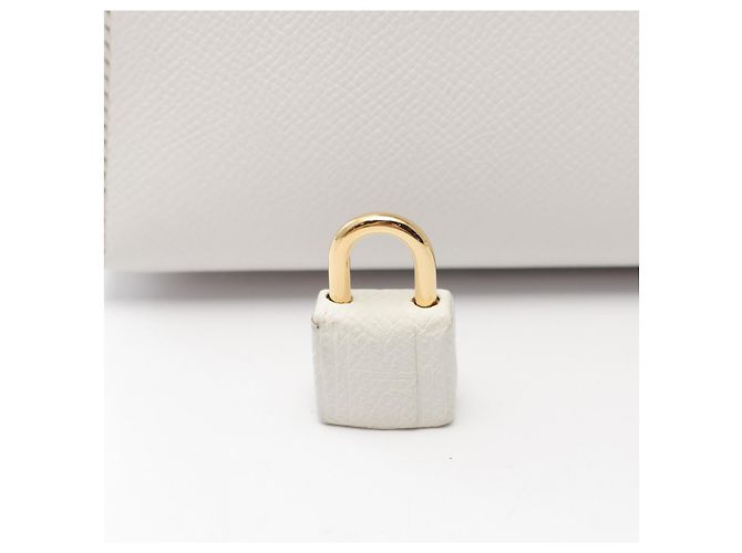 Hermès Sac à main Hermes Kelly 28 Blanc - vue 9