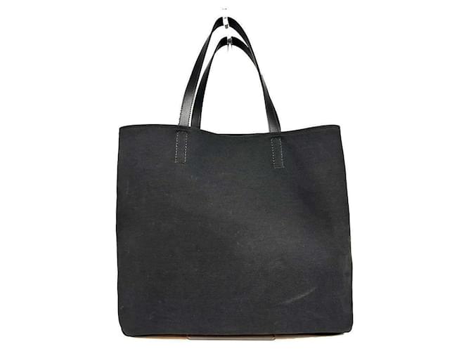 Prada Monkey Logo Canvas Tote Bag Schwarz - Ansicht 2