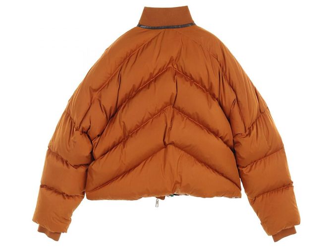 Hermès Hermes Bolduc Karomuster Polyester Daunenjacke - Ansicht 2