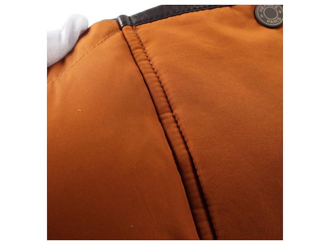 Hermès Hermes Bolduc Karomuster Polyester Daunenjacke - Ansicht 7
